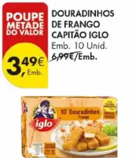Pingo Doce Douradinhos de frango capitão iglo . promoção