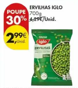 Pingo Doce Ervilhas iglo promoção