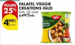Pingo Doce Falafel veggie creations iglo promoção