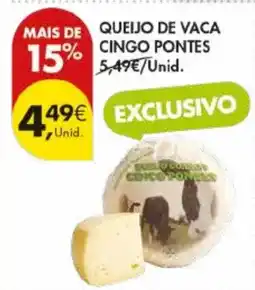 Pingo Doce Queijo de vaca cingo pontes promoção