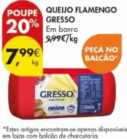 Pingo Doce Queijo flamengo gresso promoção