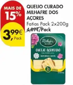 Pingo Doce Queijo curado milhafre dos açores promoção