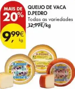Pingo Doce Queijo de vaca d.pedro promoção