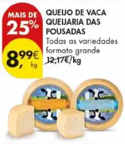 Pingo Doce Queijo de vaca queijaria das 25% pousadas promoção