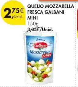 Pingo Doce Queijo mozzarella fresca galbani mini promoção