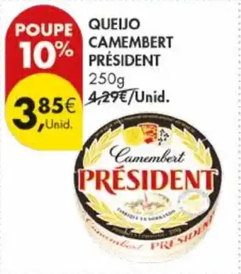 Pingo Doce Queijo camembert président promoção