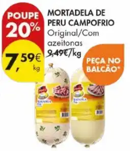 Pingo Doce Mortadela de peru campofrio promoção