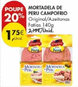 Pingo Doce Mortadela de peru campofrio promoção