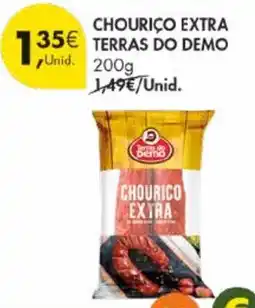 Pingo Doce Chouriço extra terras do demo promoção