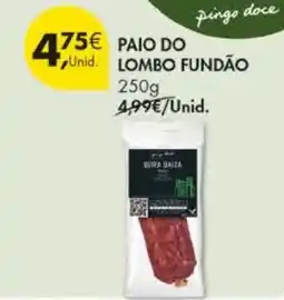 Pingo Doce Paio do lombo fundão promoção