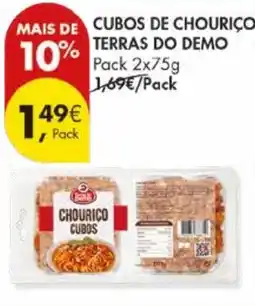 Pingo Doce Cubos de chouriço terras do demo promoção