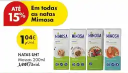Pingo Doce Mimosa Natas uht promoção
