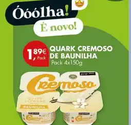Pingo Doce Quark cremoso de baunilha promoção