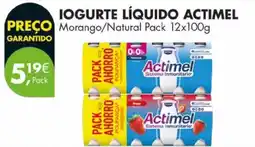 Pingo Doce Iogurte líquido actimel promoção