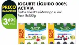 Pingo Doce Iogurte líquido 000% activia promoção