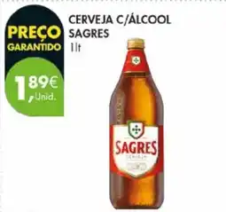 Pingo Doce Cerveja c/álcool sagres promoção