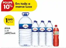 Pingo Doce Água luso promoção
