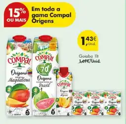 Pingo Doce Compal Goiaba promoção