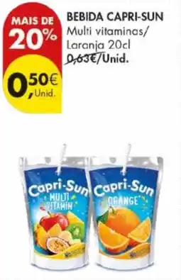 Pingo Doce Bebida capri-sun promoção