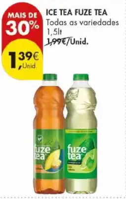 Pingo Doce Ice tea fuze tea promoção