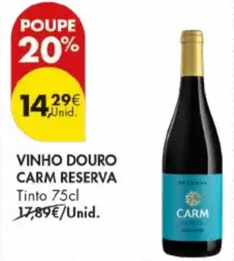 Pingo Doce Vinho douro carm reserva promoção