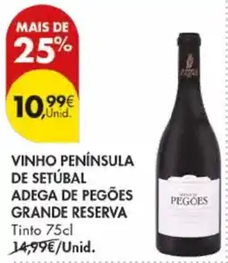 Pingo Doce Vinho península de setúbal adega de pegões grande reserva tinto promoção