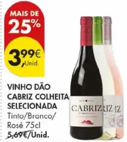 Pingo Doce Vinho dão cabriz colheita selecionada promoção