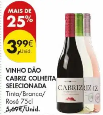 Pingo Doce Vinho dão cabriz colheita selecionada promoção