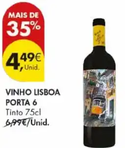 Pingo Doce Vinho lisboa porta 6 tinto promoção