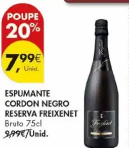 Pingo Doce Espumante cordon negro reserva freixenet bruto promoção