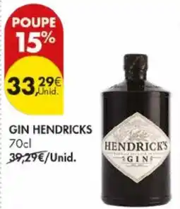 Pingo Doce Gin hendricks promoção