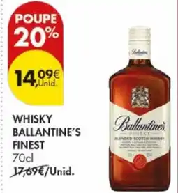 Pingo Doce Whisky ballantine's finest promoção