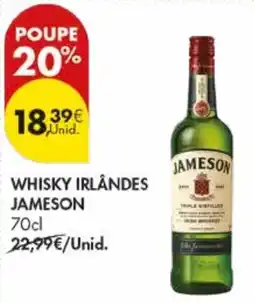 Pingo Doce Whisky irlandes jameson promoção