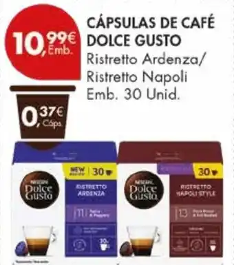 Pingo Doce Cápsulas de café dolce gusto promoção
