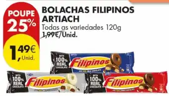 Pingo Doce Bolachas filipinos artiach promoção