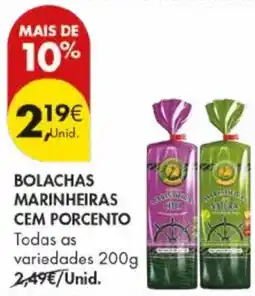 Pingo Doce Bolachas marinheiras cem porcento promoção