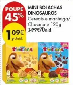 Pingo Doce Mini bolachas dinosauros promoção