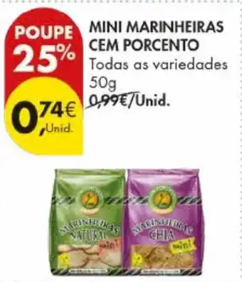 Pingo Doce Mini marinheiras cem porcento promoção