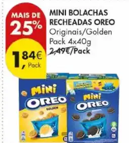 Pingo Doce Mini bolachas recheadas oreo promoção