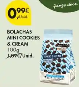 Pingo Doce Bolachas mini cookies & cream promoção
