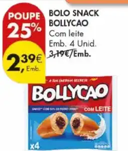 Pingo Doce Bolo snack bollycao promoção