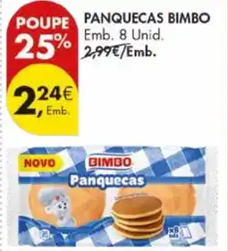Pingo Doce Panquecas bimbo promoção