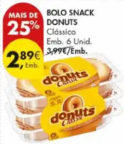 Pingo Doce Bolo snack donuts promoção