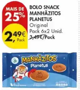 Pingo Doce Bolo snack manhãzitos planetus promoção