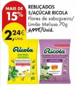 Pingo Doce Rebuçados s/açúcar ricola promoção
