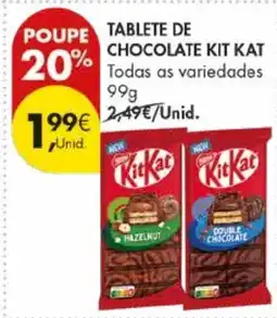 Pingo Doce Tablete de chocolate kit kat promoção