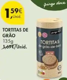 Pingo Doce Tortitas de grão promoção