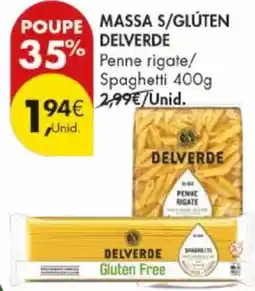 Pingo Doce Massa s/glúten delverde promoção
