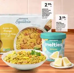 Continente Arroz de frango com molho de manga e caril continente equilibrio promoção