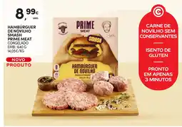 Continente Hambúrguer de novilho smash prime meat congelado promoção